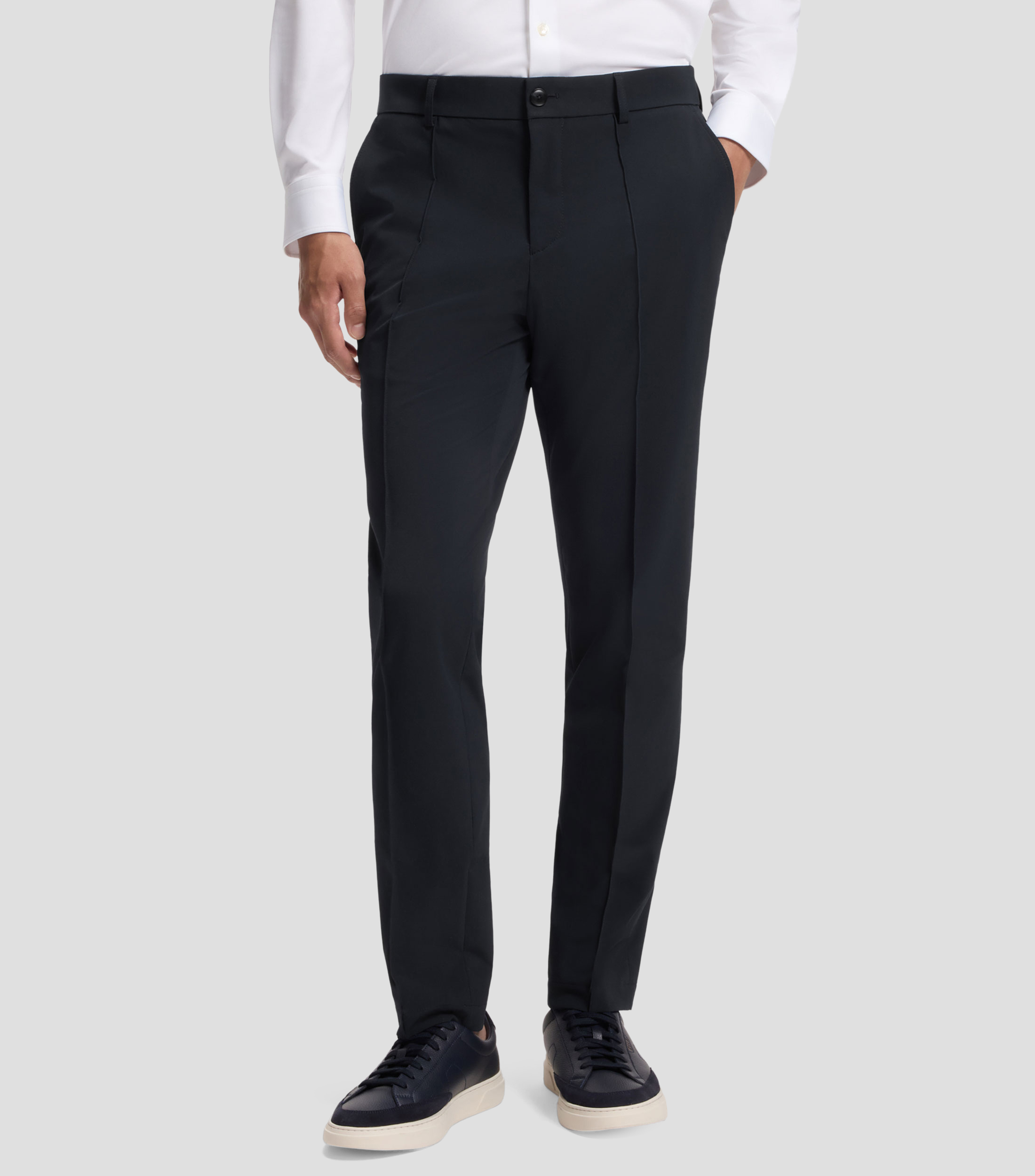 Pantalón slim de tejido elástico técnico Hombre